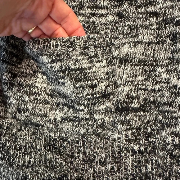 J Crew V Neck Merino Wool Blend Marled Melange Long Sleeve Cardigan M(I9 - Picture 7 of 9